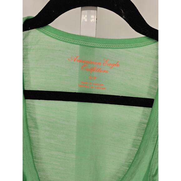 American Eagle Outfitters Women's Green Round Neck Sleeveless Top Size S/P - Picture 2 of 4